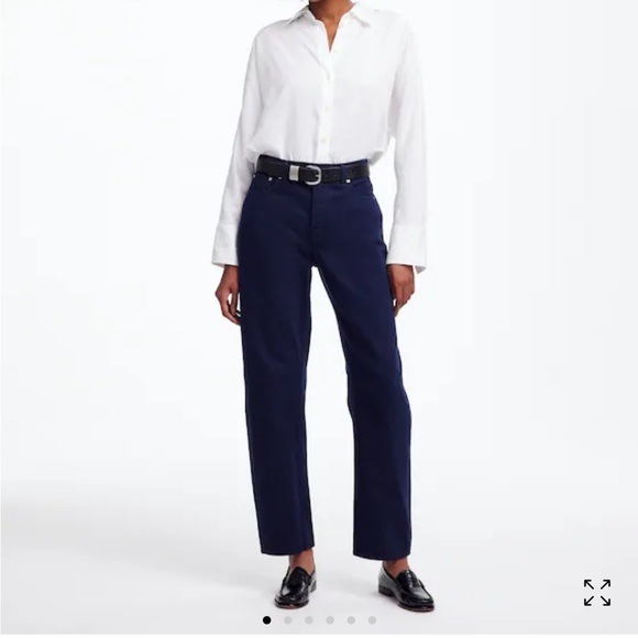 Madewell Denim - Madewell Dark Blue The Darted Barrel Leg Jeans W28 NWT